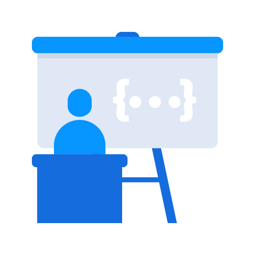 An icon representing a presentation session.