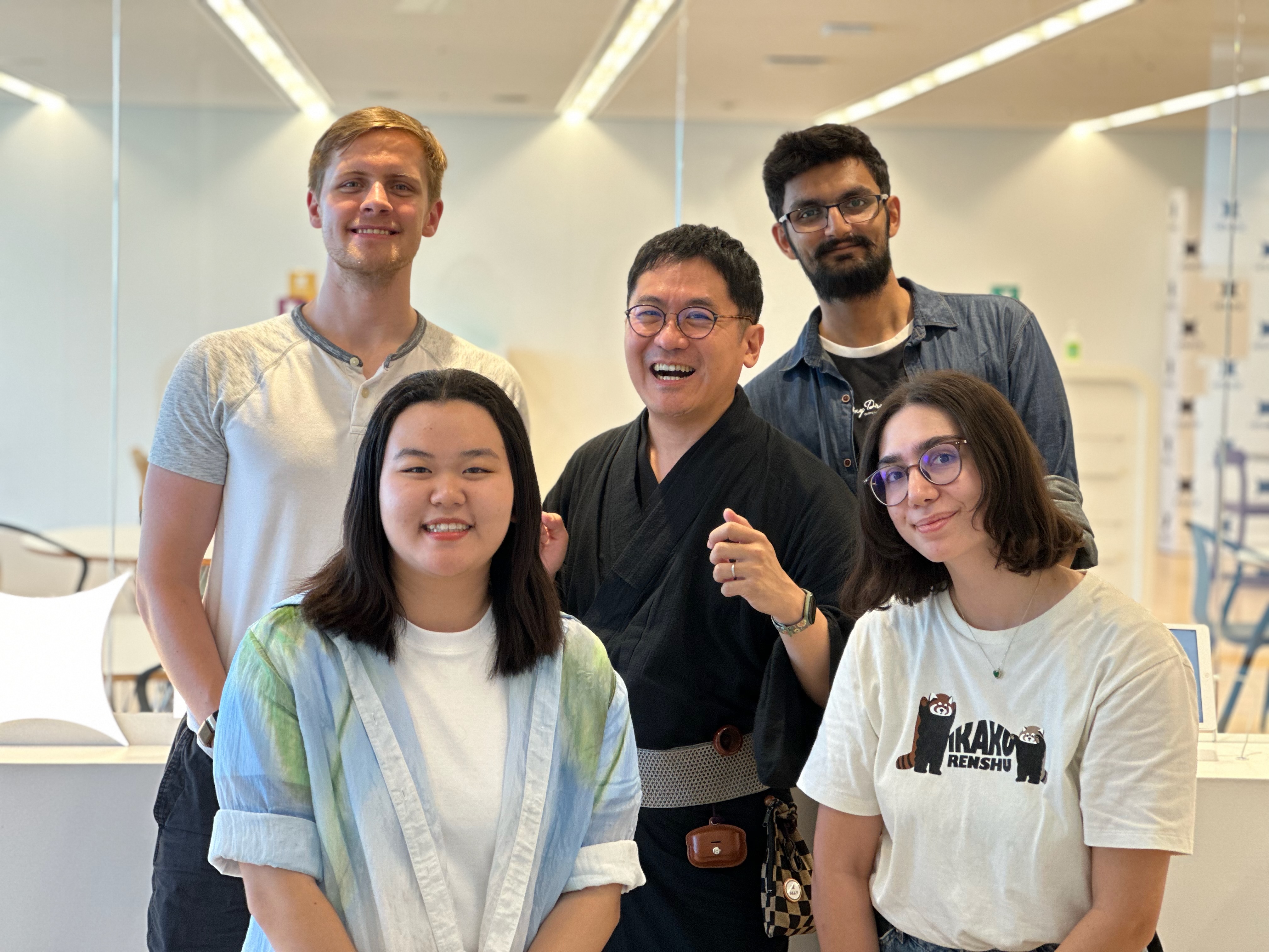Kazuhiro Ogura and the Global Interns