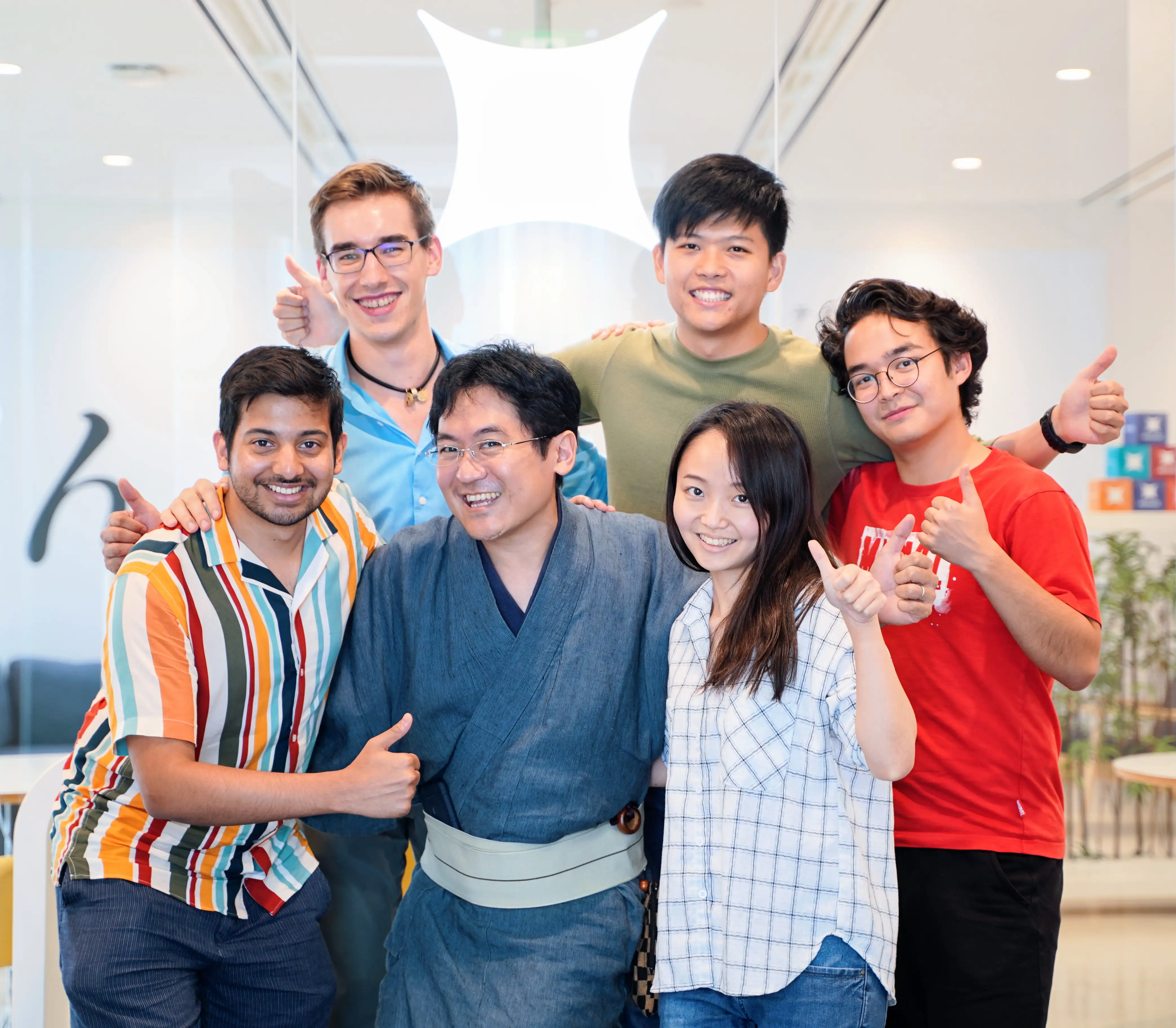 Kazuhiro Ogura and the Global Interns