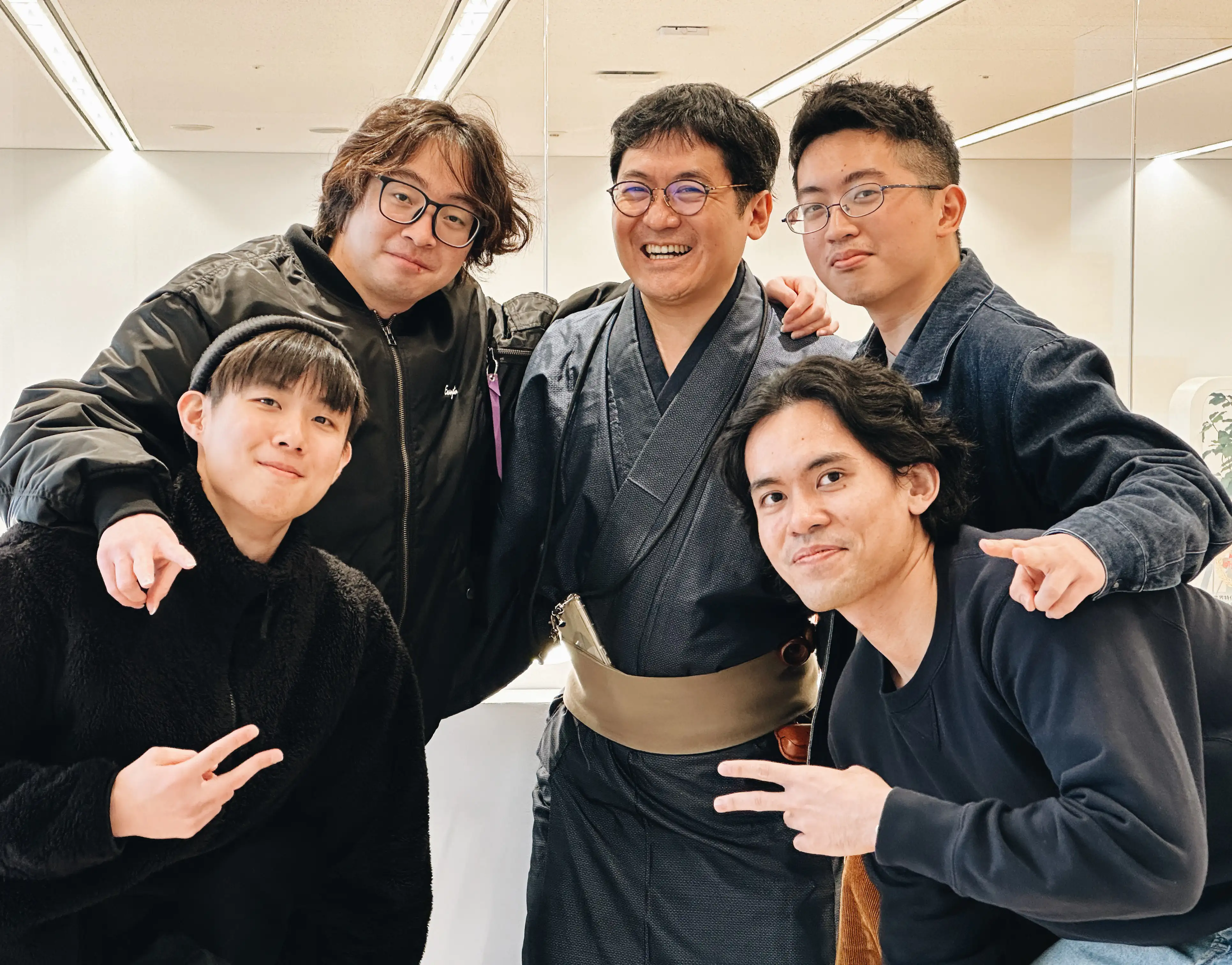 Kazuhiro Ogura and the Global Interns